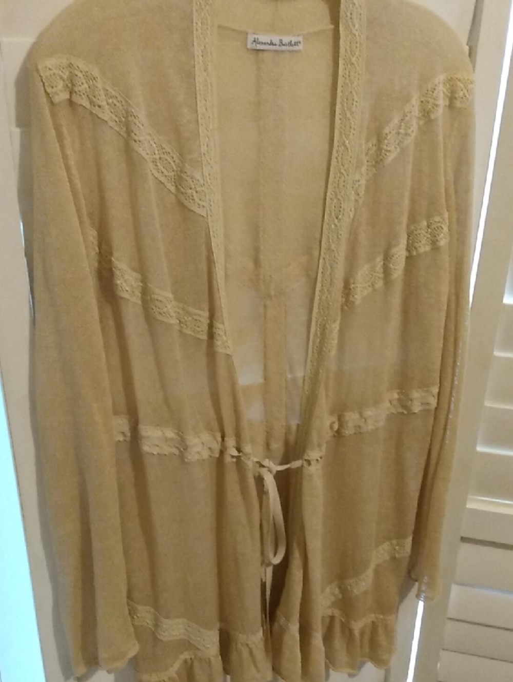 Fine Knit Cardigan By Alexandra Bartlett